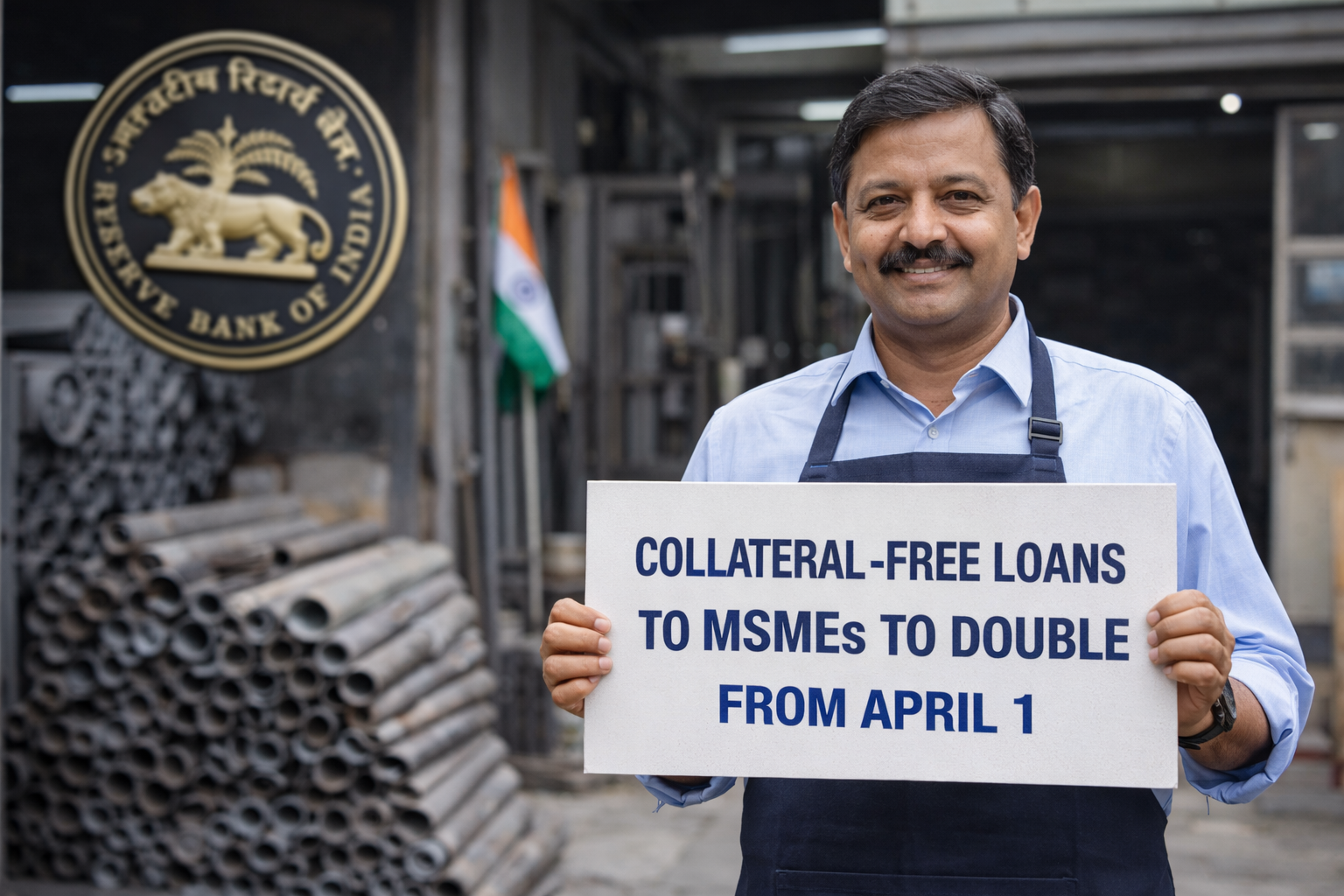 RBI Plans to Double Collateral-Free Loans for MSMEs from April 1