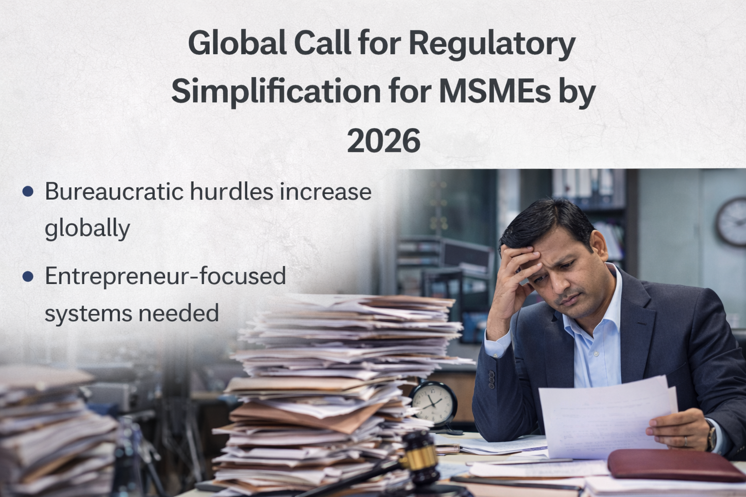 Global MSMEs Demand Simpler Regulations as Bureaucratic Friction Rises