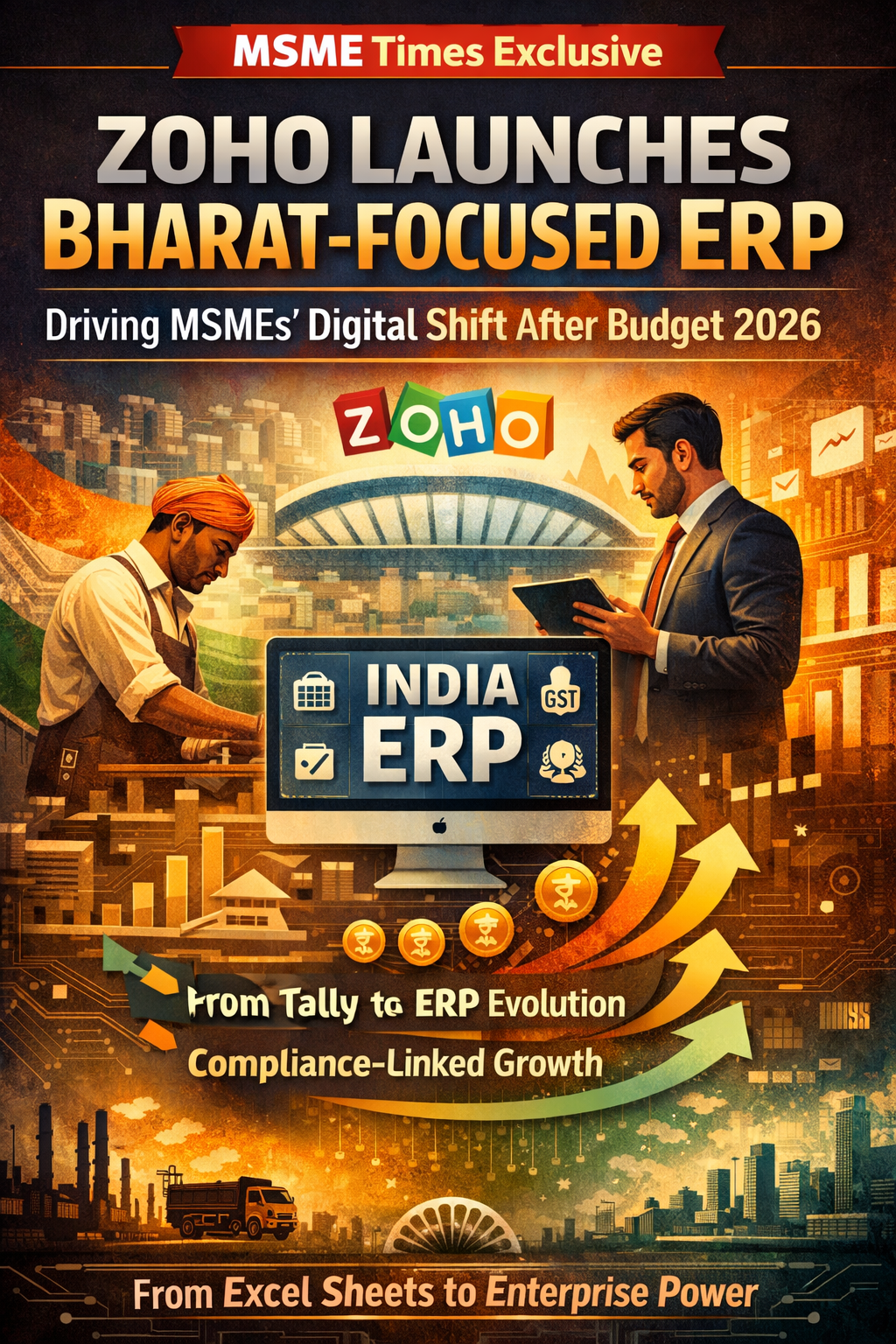 Zoho launches Bharat-focused ERP to capture MSME digital shift after Budget 2026