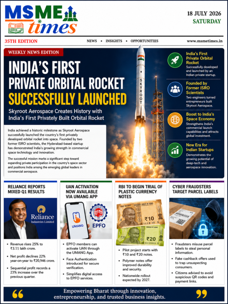 msme times 18 july 1