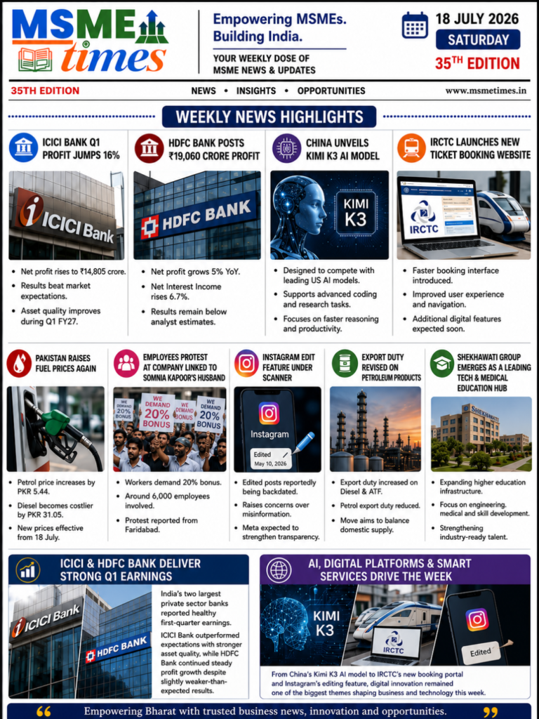 msme times 18 july 2
