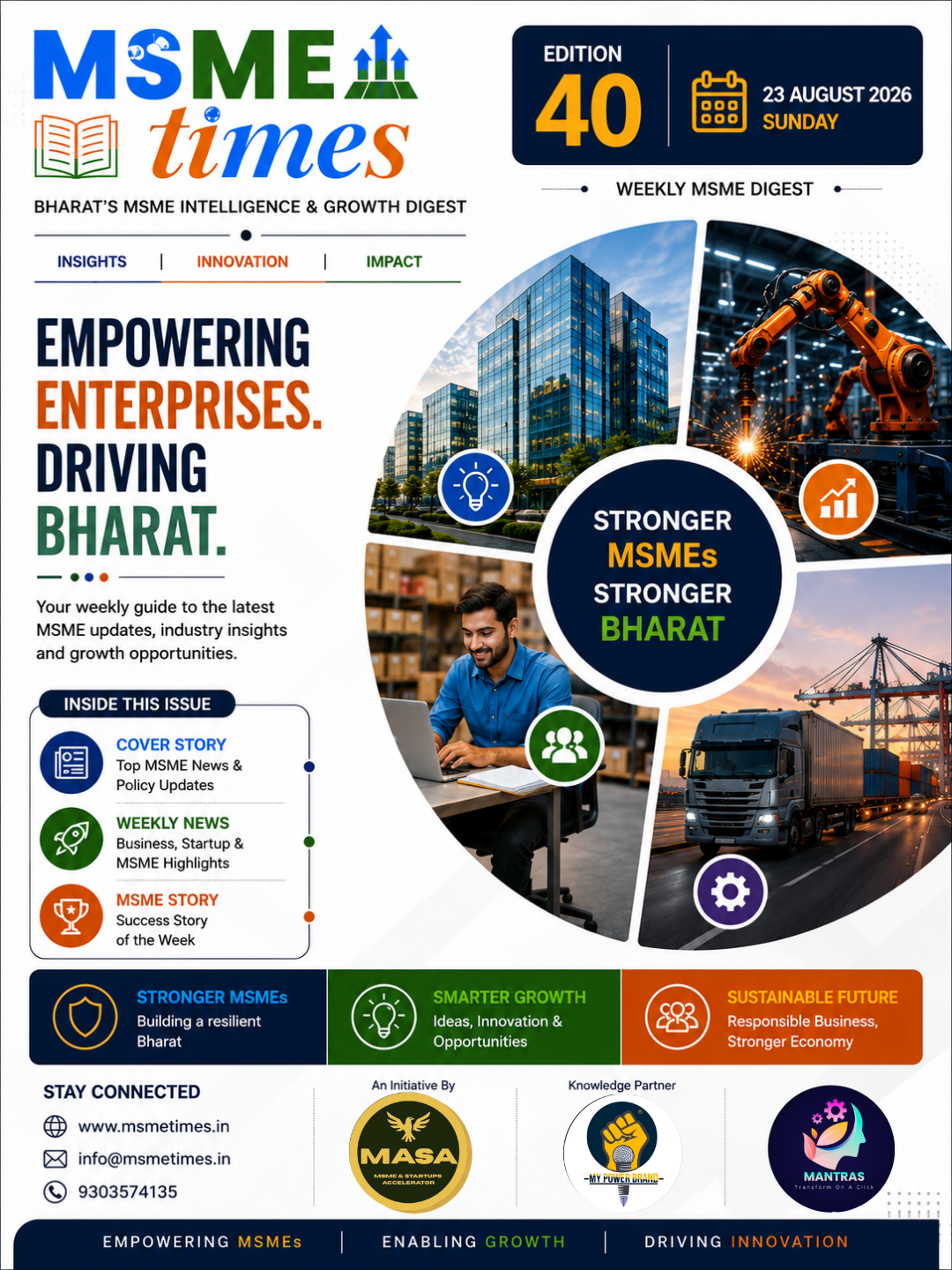 📢 MSME TIMES WEEKLY NEWSLETTER | EDITION #40