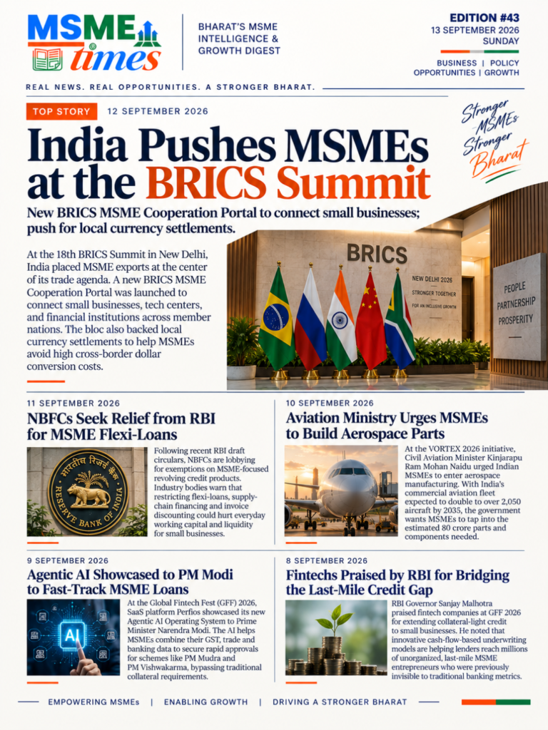 MSME TIMES 43rd EDITION 2