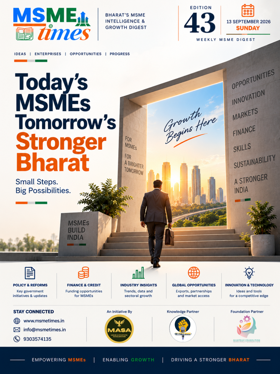 MSME TIMES WEEKLY NEWSLETTER | EDITION #43